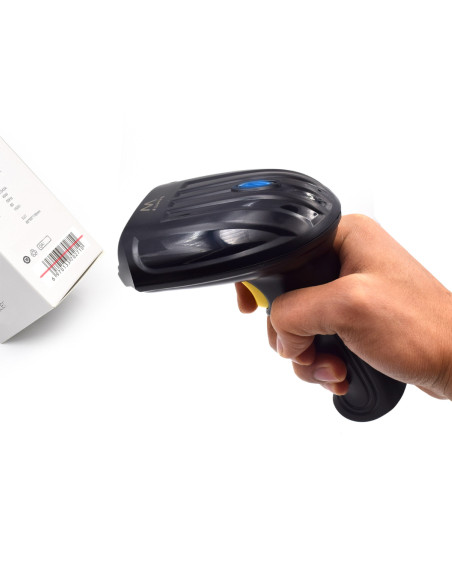 Ewent EW3430 lector de código de barras Lector de códigos de barras portátil 1D LED Negro