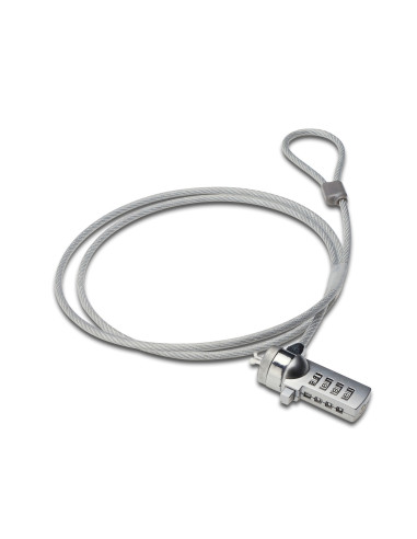 Ewent EW1241 cable antirrobo Plata 1,5 m