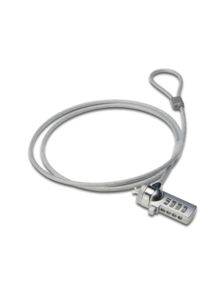 Ewent EW1241 cable antirrobo Plata 1,5 m