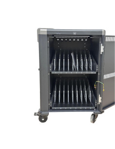 Ewent EW1703 carrito y armario de dispositivo portátil Carro de gestión y carga para dispositivos portátiles Negro, Gris 2