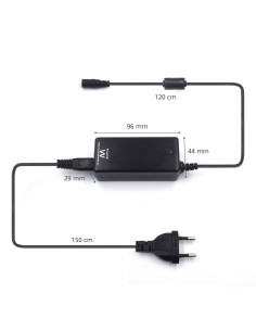 Ewent EW3962 adaptador e inversor de corriente Interior 45 W Negro 2