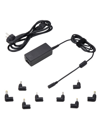 Ewent EW3963 adaptador e inversor de corriente Interior 45 W Negro