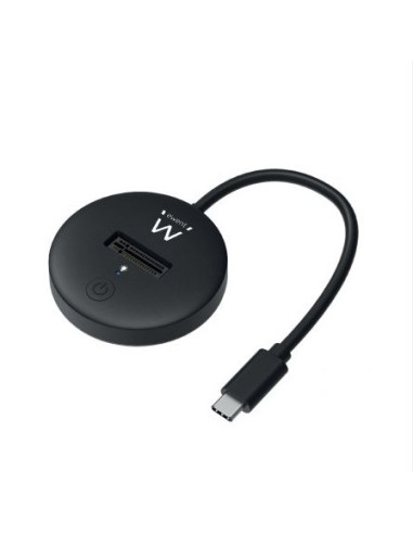 Ewent EW7013 base de conexión para disco duro USB 3.2 Gen 2 (3.1 Gen 2) Type-C