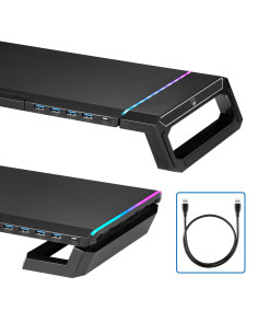 Ewent EW1268 soporte para monitor Escritorio Negro 2