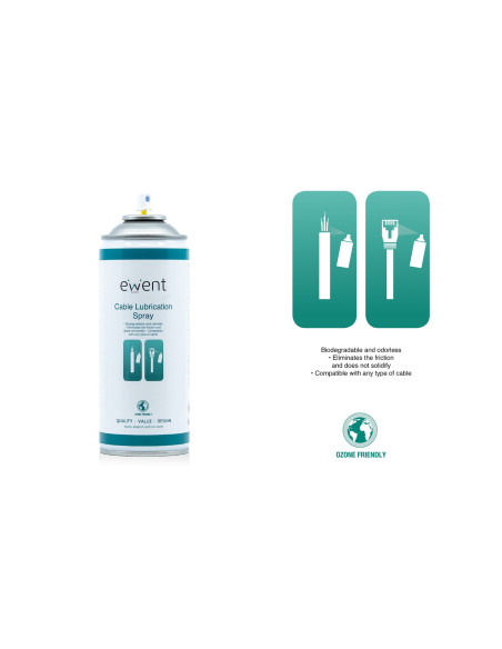 Ewent EW5618 lubricante de aplicación general 400 ml Aerosol