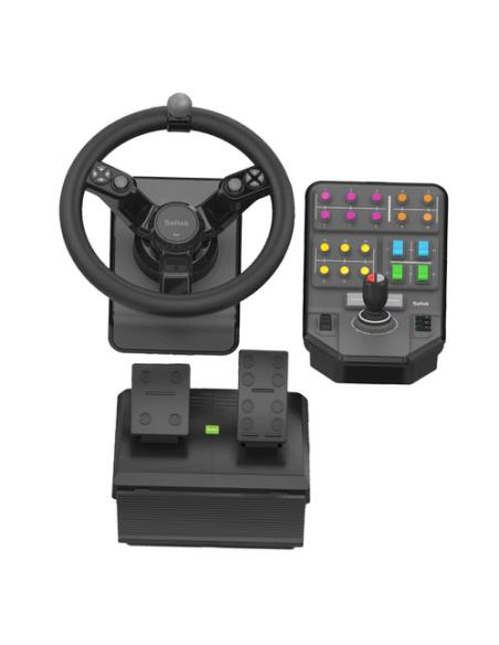 Logitech G 945-000062 mando y volante Negro USB Volante + Pedales Analógico/Digital PC