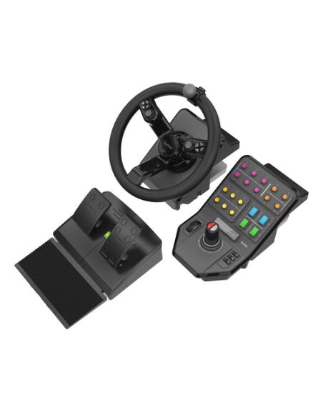 Logitech G 945-000062 mando y volante Negro USB Volante + Pedales Analógico/Digital PC