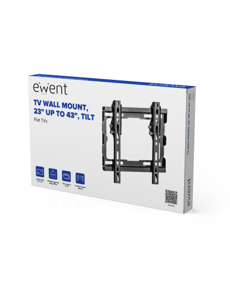 Ewent EW1506 soporte para TV 106,7 cm (42") Negro