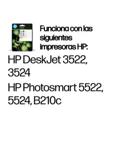 HP Pack de ahorro de 4 cartuchos de tinta original 364 negro/cian/magenta/amarillo