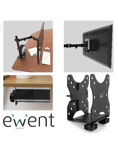 Ewent EW1517 soporte y montura para estación de trabajo PC todo en uno 5 kg Negro