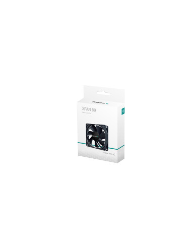 DeepCool XFAN80 Carcasa del ordenador Ventilador 8 cm Negro 1 pieza(s)
