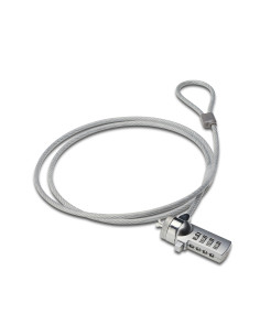 Ewent EW1241 cable antirrobo Plata 1,5 m