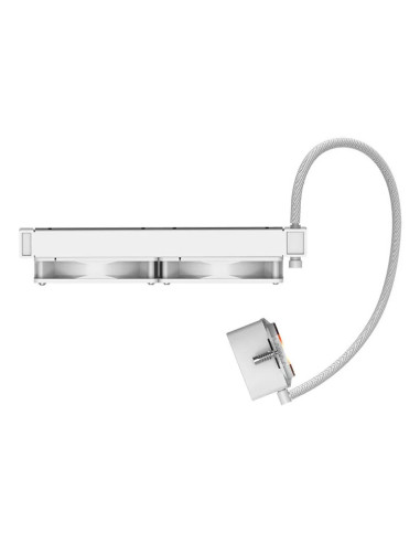 Hiditec LDCR10003 sistema de refrigeración para ordenador Procesador Sistema de refrigeración líquida todo en uno 12 cm Blanco