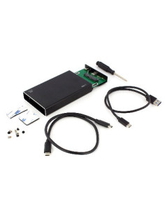 Ewent EW7070 caja para disco duro externo Carcasa de disco duro SSD Negro 2.5"