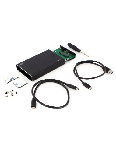Ewent EW7070 caja para disco duro externo Carcasa de disco duro SSD Negro 2.5"