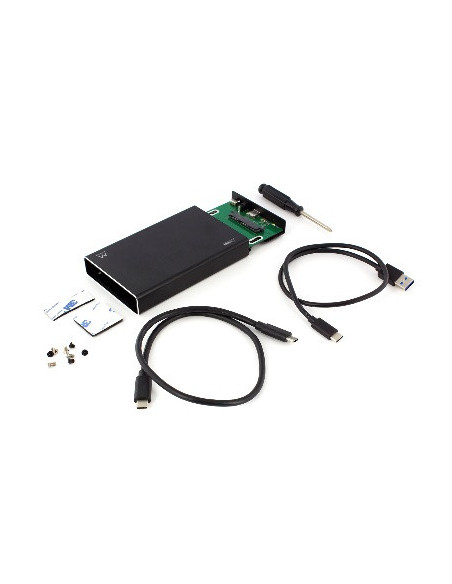 Ewent EW7070 caja para disco duro externo Carcasa de disco duro SSD Negro 2.5"