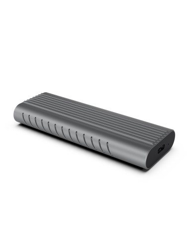 Ewent EW7025 caja para disco duro externo Caja externa para unidad de estado sólido (SSD) Gris M.2