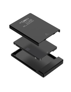 Ewent EW7049 caja para disco duro externo Carcasa de disco duro SSD Negro 2.5" 2