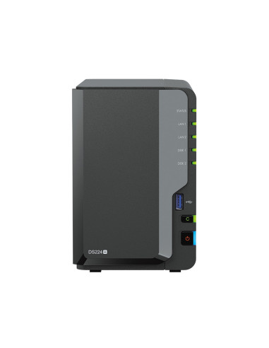 Synology DiskStation DS224+ servidor de almacenamiento NAS Escritorio Intel® Celeron® J4125 2 GB DDR4 0 TB Negro
