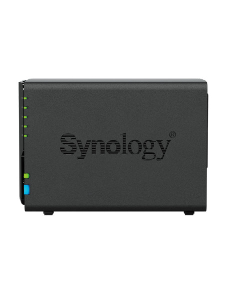 Synology DiskStation DS224+ servidor de almacenamiento NAS Escritorio Intel® Celeron® J4125 2 GB DDR4 0 TB Negro