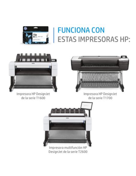 HP Cartucho de tinta DesignJet 730 negro mate de 300 ml