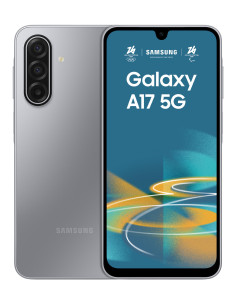 Samsung Galaxy A17 5G 17 cm (6.7") Ranura híbrida Dual SIM Android 15 USB Tipo C 4 GB 128 GB 5000 mAh Gris