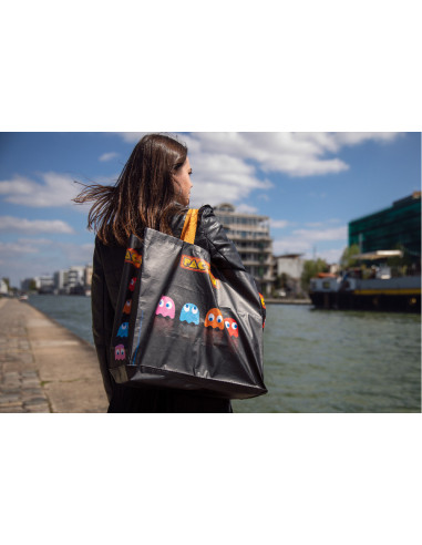 Konix KX PACMAN SHOPPING BAG BLACK Negro Bolso grande