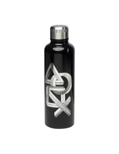 Paladone Playstation Uso diario 480 ml Acero inoxidable Negro, Plata
