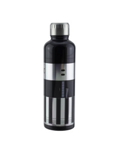 Paladone Darth Vader Lightsaber Metal Water Bottle Uso diario 500 ml Acero inoxidable Negro, Plata 2