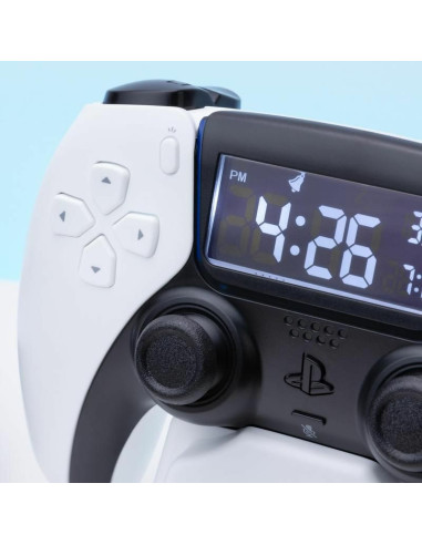 Paladone PP9405PS despertador Reloj despertador digital Negro, Blanco