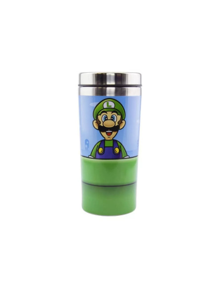 Paladone Super Mario Warp Pipe 450 ml Multicolor Acero inoxidable