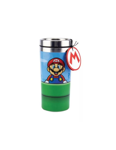 Paladone Super Mario Warp Pipe 450 ml Multicolor Acero inoxidable