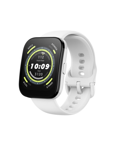 Amazfit Bip 5 4,85 cm (1.91") TFT 45.9 mm Digital 320 x 380 Pixeles Pantalla táctil Blanco GPS (satélite)