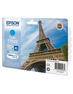 Epson Eiffel Tower Cartucho T70224010 cian XL 2