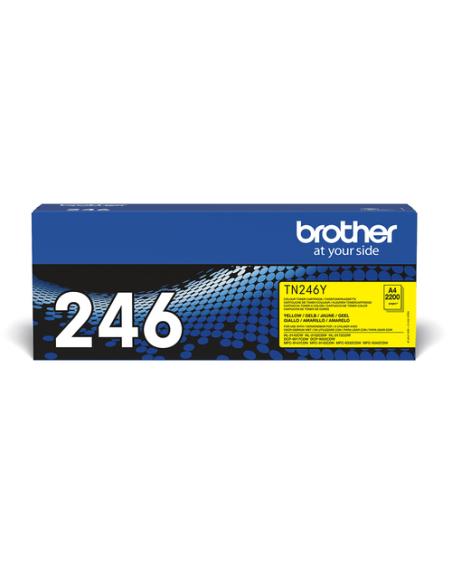 Brother TN-246Y cartucho de tóner 1 pieza(s) Original Amarillo