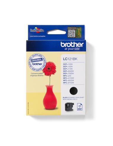 Brother LC121BK cartucho de tinta 1 pieza(s) Original Negro