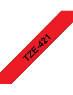 Brother TZE-421 cinta para impresora de etiquetas Negro sobre rojo