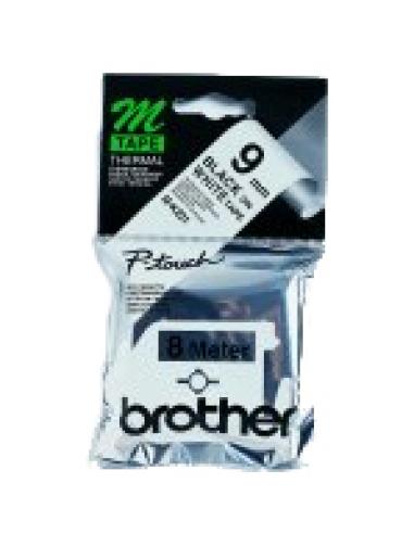 Brother M-K221B cinta para impresora de etiquetas Negro sobre blanco