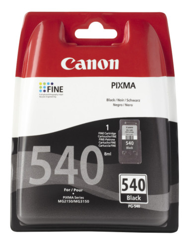 Canon PG-540 cartucho de tinta 1 pieza(s) Original Rendimiento estándar Foto negro