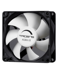 Tacens 3AURAII8, Ventilador Ordenador 8 cm, Ultrasilencioso, Antipolvo, Negro 2