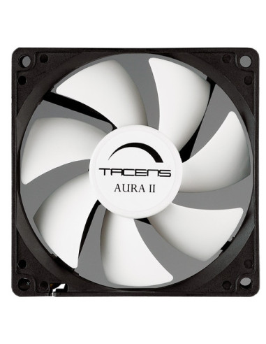 Tacens 3AURAII9, Ventilador Ordenador 9 cm, Ultrasilencioso, Antipolvo, Negro