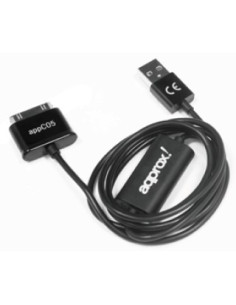 Approx appC05 cable de teléfono móvil Negro 1 m USB A Samsung 30-pin