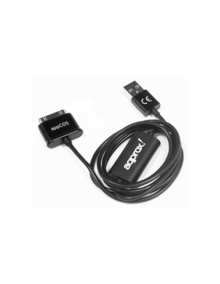 Approx appC05 cable de teléfono móvil Negro 1 m USB A Samsung 30-pin