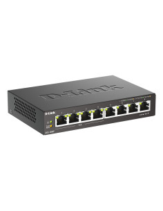 D-Link DGS-1008P E switch No administrado L2 Gigabit Ethernet (10 100 1000) Energía sobre Ethernet (PoE) Escritorio Negro 2