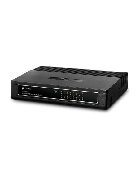 TP-Link TL-SF1016D switch Fast Ethernet (10 100) Negro