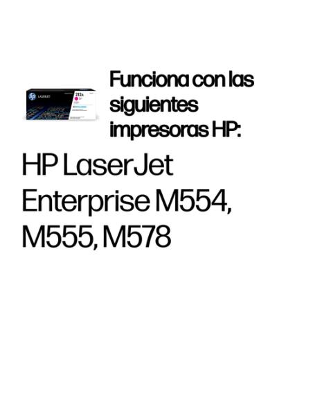 HP Cartucho de tóner Original LaserJet 212A magenta
