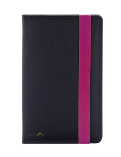 Ziron LY015 funda para tablet 20,3 cm (8") Folio Negro, Púrpura