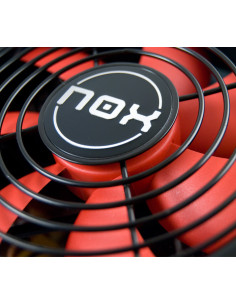 NOX NXS650 unidad de fuente de alimentación 650 W 20+4 pin ATX Negro, Rojo 2