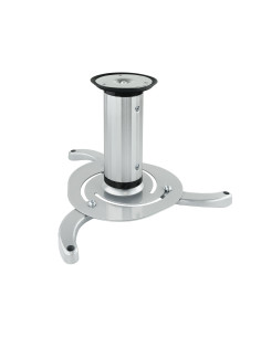 TooQ SOPORTE UNIVERSAL DE TECHO GIRATORIO 360º PARA PROYECTOR PLATA