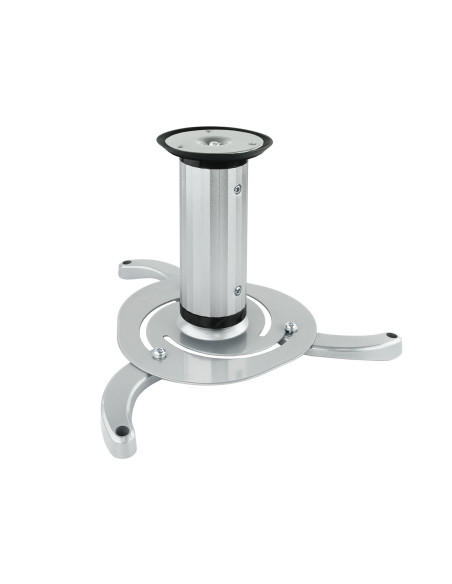 TooQ SOPORTE UNIVERSAL DE TECHO GIRATORIO 360º PARA PROYECTOR PLATA